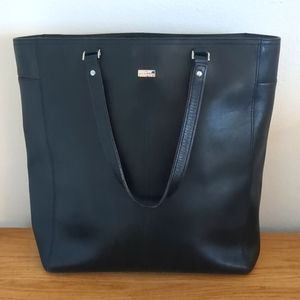 Skagen Denmark Genuine Leather Black Purse
